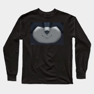 Raccoon Mask Dark Long Sleeve T-Shirt